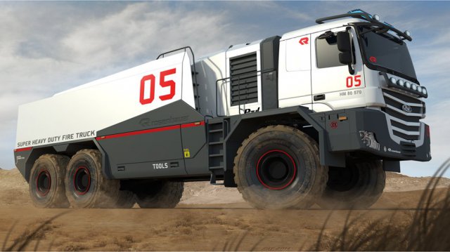 Szteroidon hízlalt Rosenbauer-oltójármű