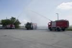 Egy különleges tűzoltó „Párduc” a Ferihegyi repülőtéren